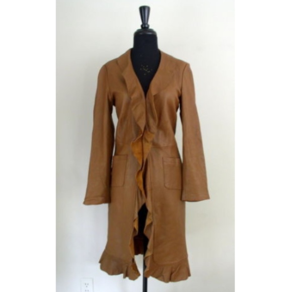 Calypso St. Barth Jackets & Blazers - Calypso Christiane Celle Boho Leather Duster Coat